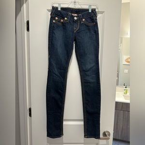 True Religion Dark Wash Skinny Jeans